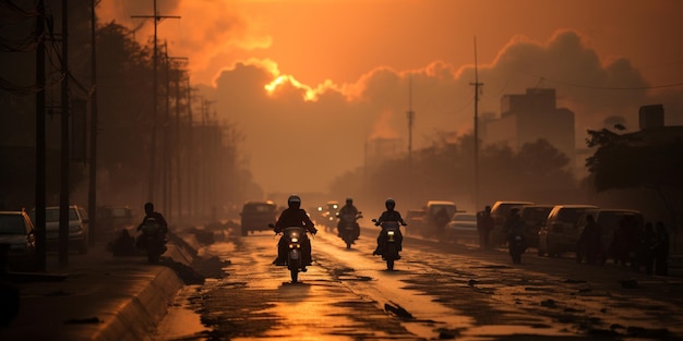 La contaminación del aire