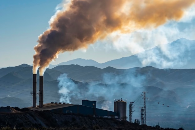 Contaminación de fábrica en cullar de Baza, Granada - España.