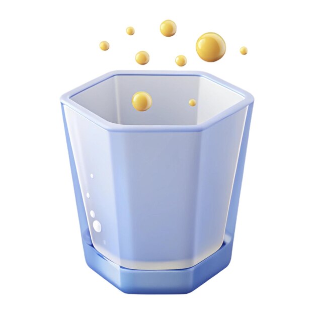 un contenedor de plástico azul con una tapa azul que dice " nutritivo "