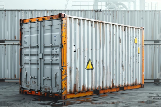 Foto el contenedor versátil captura la esencia de las soluciones de almacenamiento eficientes de manera hermosa