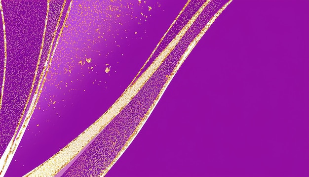 Foto contorno roxo e dourado desenho de luxo decoração de papel de parede de fundo