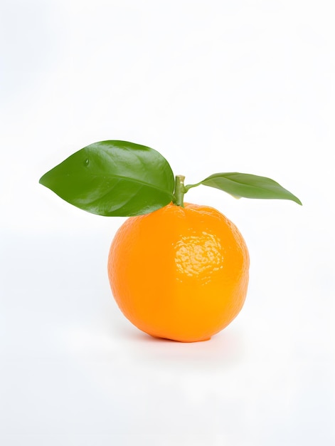 Contraste colorido laranja sobre branco