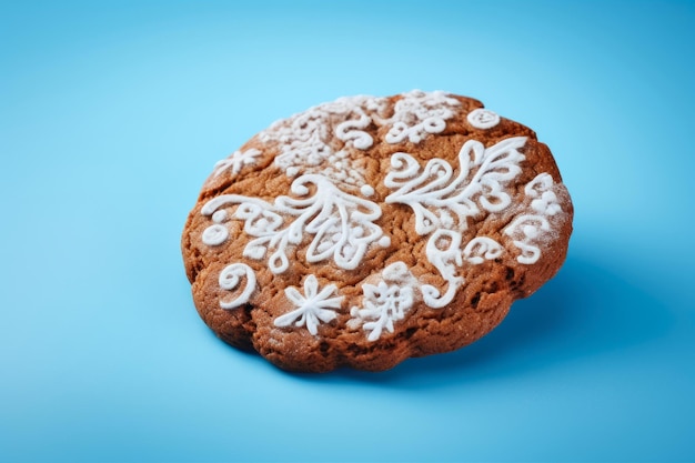 Foto contraste de biscoitos de pão de gengibre com doçura de férias