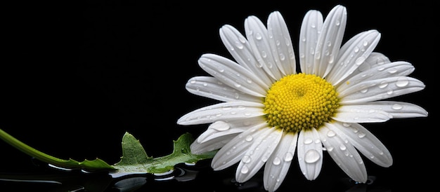 Contraste de las flores de margarita