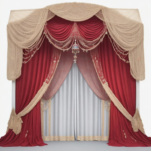 contrata cortinas de palácio clássicas reais decorativas coloridas