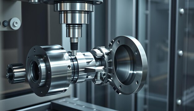 Control de calidad CMM del cigüeñal del motor de automóviles Fresado de máquinas CNC con medición de coordenadas