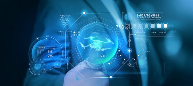 Control y configuración del dron en realidad aumentada.