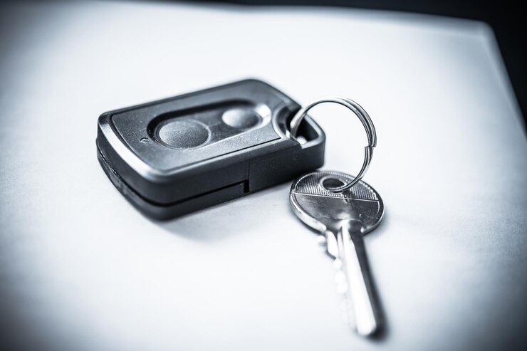 Control remoto de puerta residencial y llave de casa para soluciones de seguridad y vida moderna