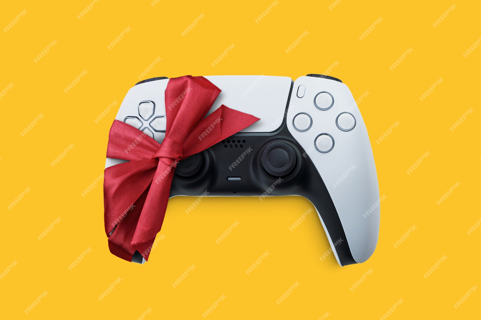 Vetor papai noel joga um jogo com controlador de jogo