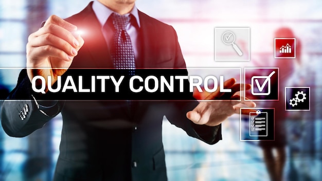 Controle e garantia de qualidade Padrões de garantia de padronização Conceito de negócios e tecnologia