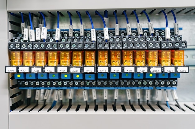 Controle industrial da máquina da alta tecnologia pelo controle lógico de programação do PLC