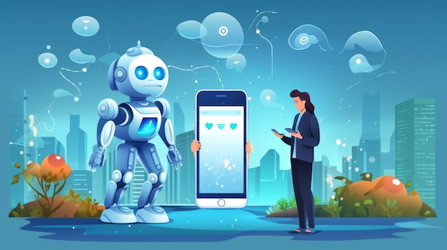 Conversación de chatbot con clientes Generativo de chatbot AI