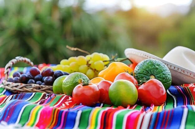 Foto convidado para a festa mexicana de cinco de mayo