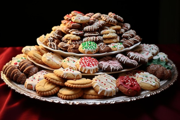 Cookie Extravaganza de Férias Bolinhos de Natal pho