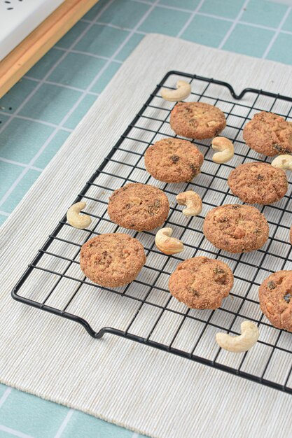 Cookies de caramelo de caju