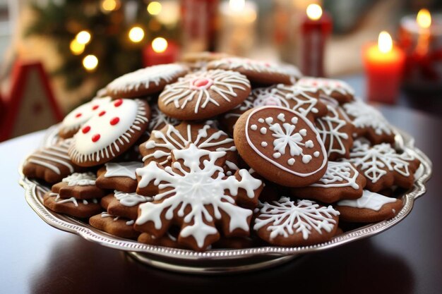 Cookies de Natal de Festa Alegre