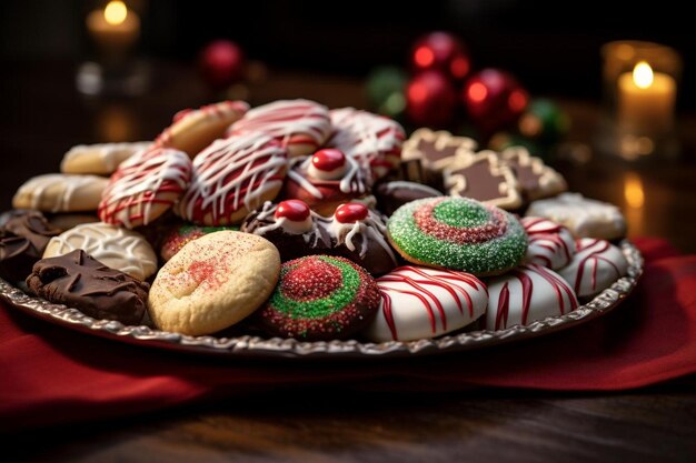 Cookies de Natal Delight Feast Cookies de Natal