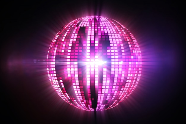 Cool disco bola design