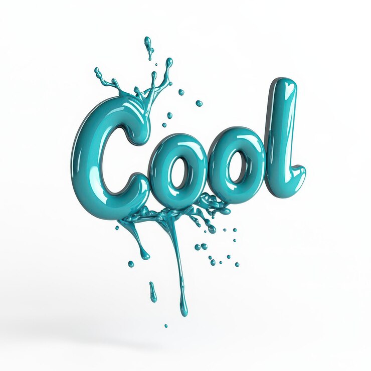 Foto cool teal splash (splash de azul azul fresco) también conocido como cool teal