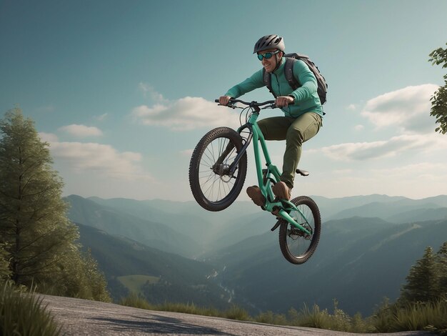 Cooles Fahrrad im Studio