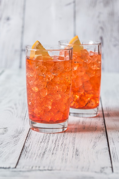 Copa de cóctel Aperol Spritz