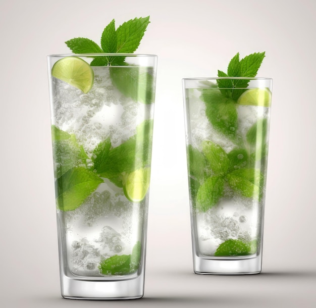 Copa de cóctel mojito