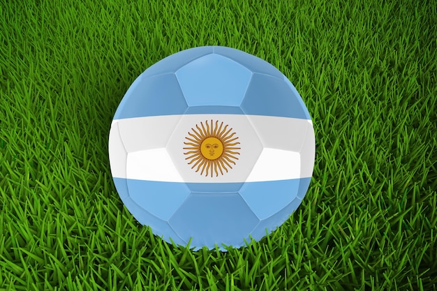 copa mundial de futbol de bandera argentina