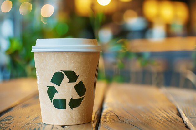 copa reciclable generada por IA