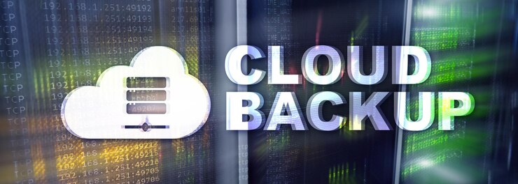 Foto copia de seguridad en la nube prevención de pérdida de datos del servidor seguridad cibernética