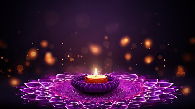 Copiar Espacio Diwali Fondo Banner