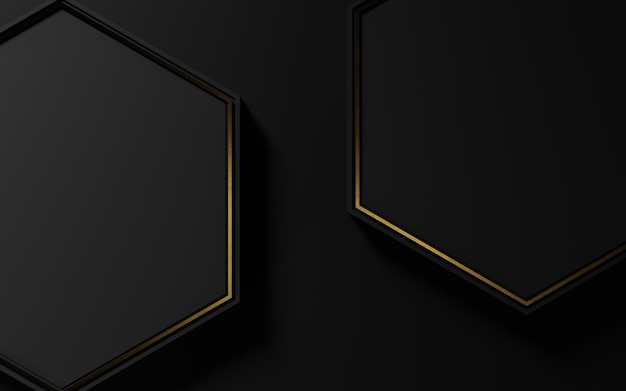 Copie o fundo do hexágono do espaço Cosméticos ou maquete de promoção de produtos de beleza Pedestal de passo cinza prateado áspero natural Banner minimalista na moda renderização em 3D