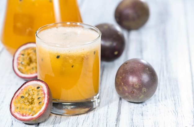 Copo com Suco de Maracujá