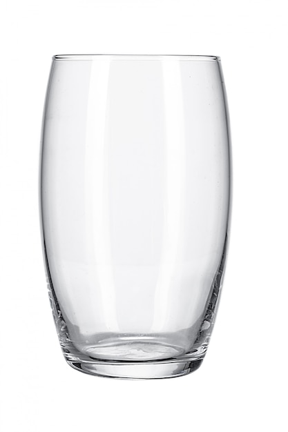 Foto copo de água vazio em branco