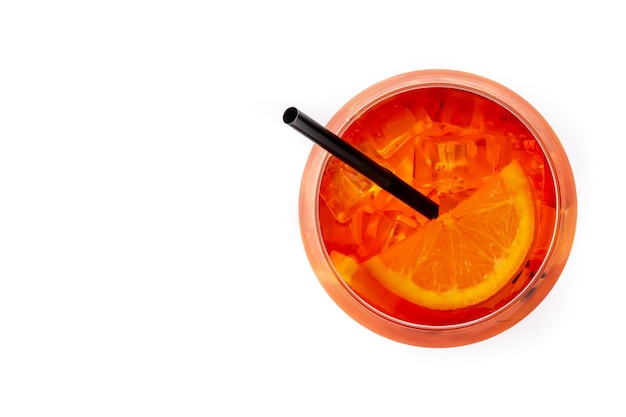 Copo de Aperol Spritz cocktail