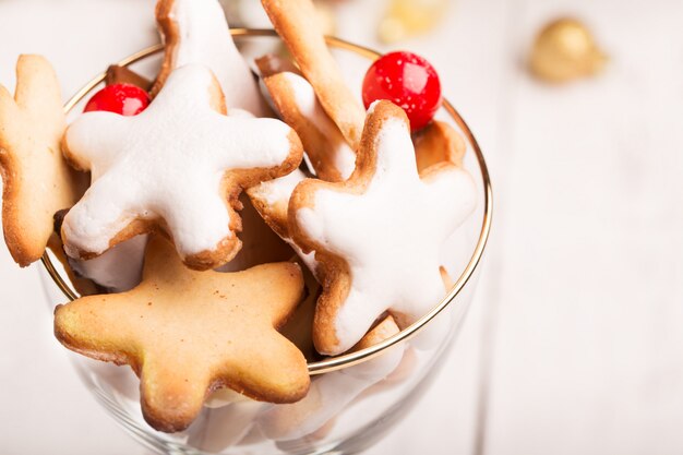 Copo de biscoitos de natal