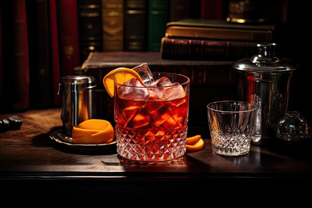 Copo de coquetel Negroni