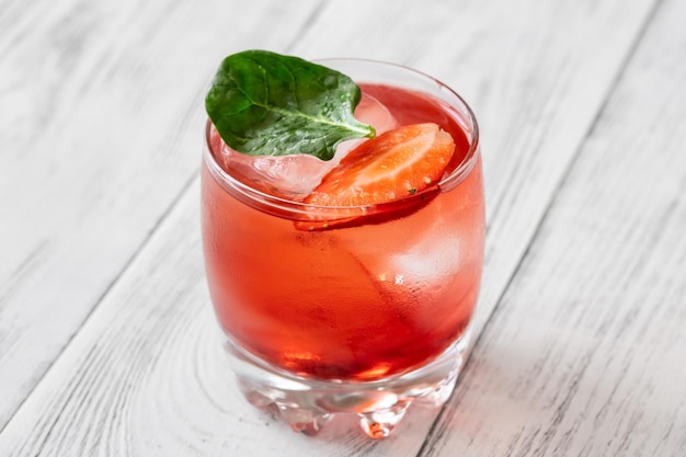 Copo de coquetel Strawberry Basil Lemonade