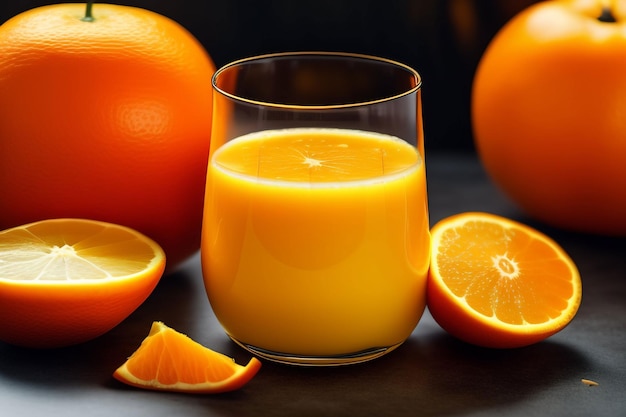 copo de suco de laranja