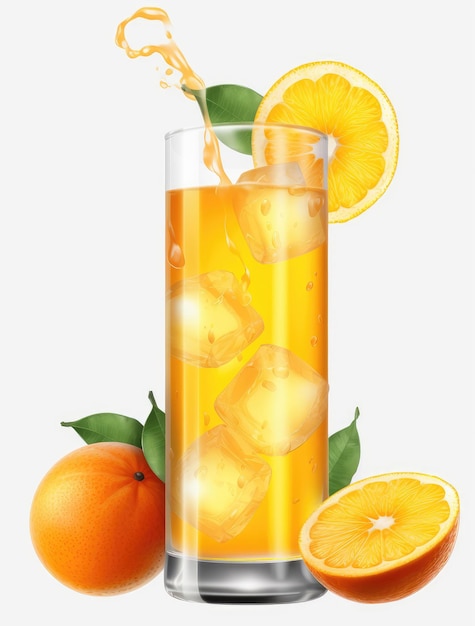 copo de suco de laranja