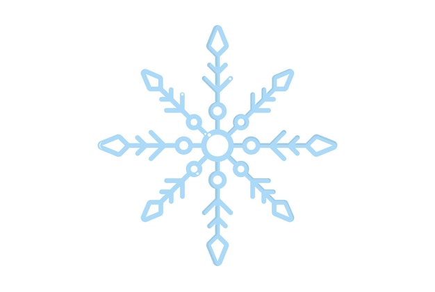 Copo de nieve navidad ilustración color icono arte navidad símbolo aplicación web signo ilustraciones