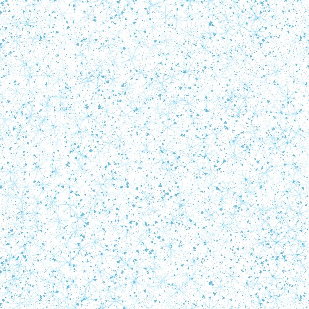 Foto copos de nieve dibujados a mano patrón sin costuras de navidad copos de nieve voladores sutiles sobre fondo de copos de nieve de tiza superposición de nieve dibujada a mano de tiza adorable decoración de temporada navideña resplandeciente
