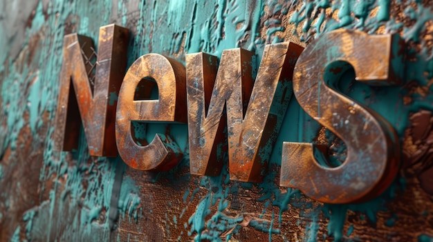 Copper Patina News Konzeptkunstposter