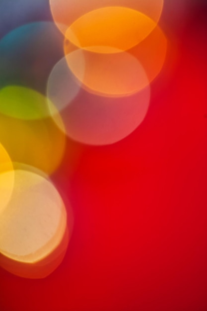 Copyspace imagen multicolor navidad bokeh