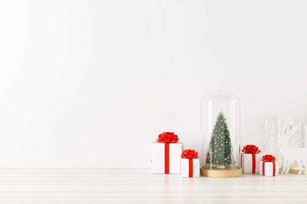 Copyspace de Navidad y decoración