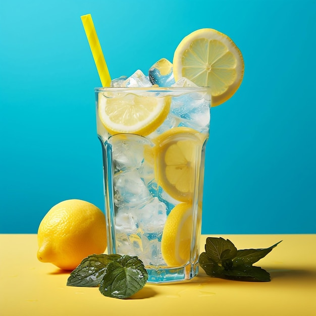 Coquetel com limonada fresca