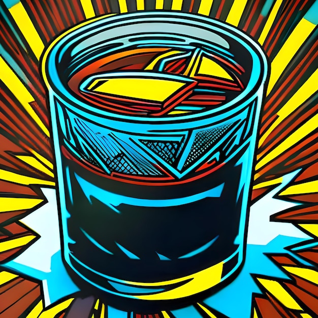 coquetel de rum cola