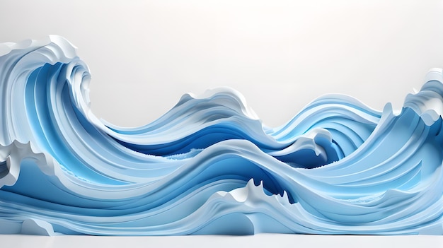 cor branca 3d mar onda água paisagem fundo papel de parede