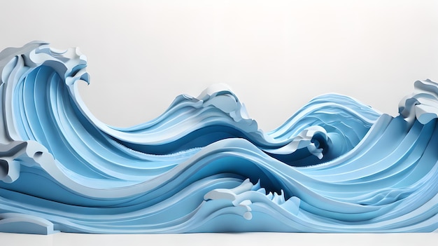 cor cinza 3d mar onda água paisagem fundo papel de parede