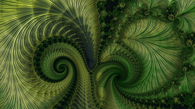 Cor incrível flor padrão de fundo fractal, diferentes formas e cores, elementos gráficos para design e decoração. 3d render