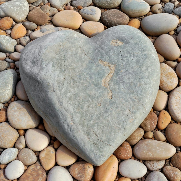 Coração feito de pedra